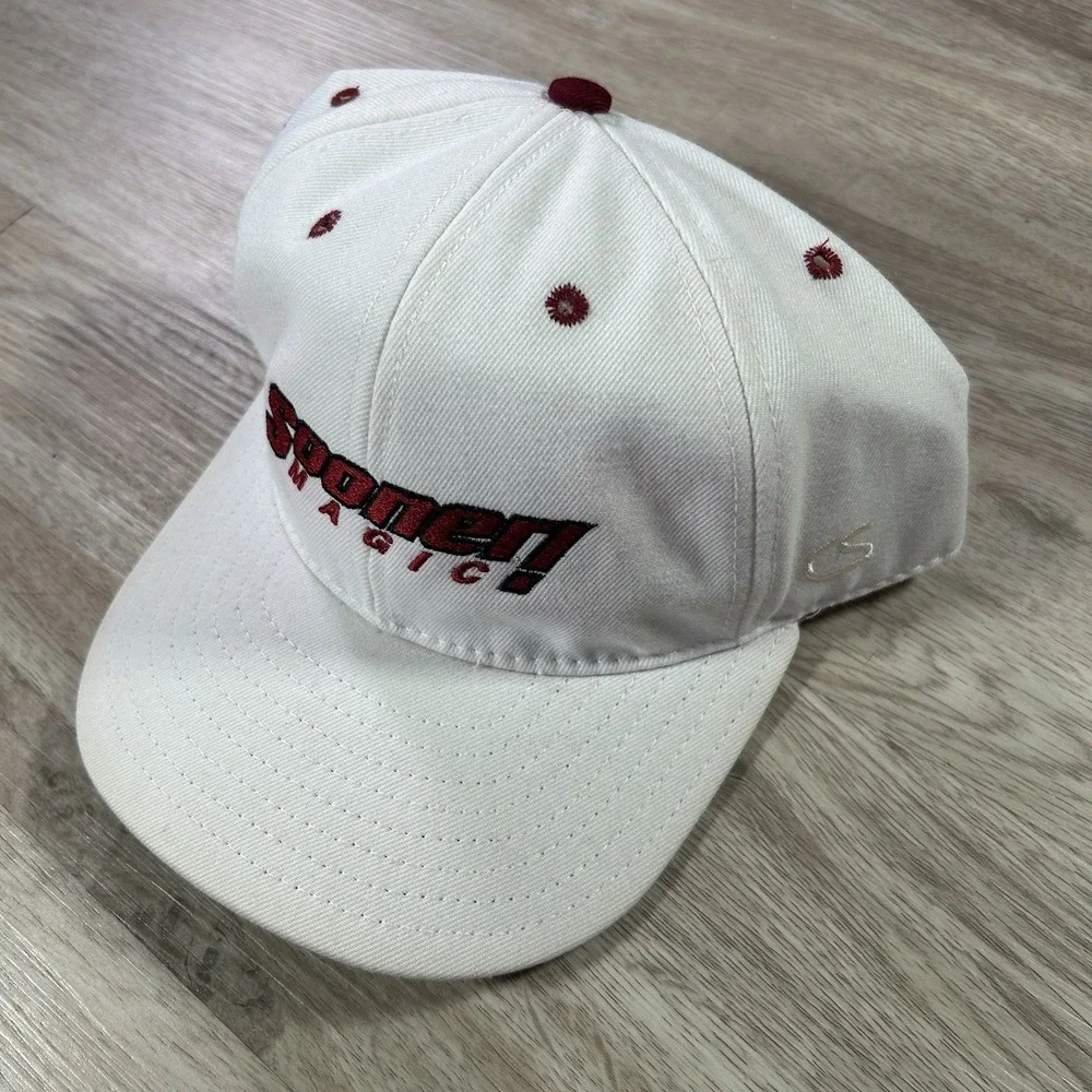 VTG Oklahoma Sooners Orange Bowl Strapback Hat Championship White Cap USA